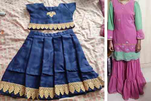 Lehanga Blouse and Sharar Set